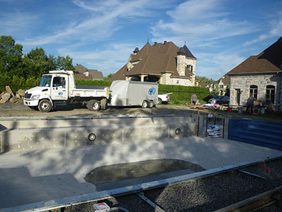 construction piscine Saint-Lambert