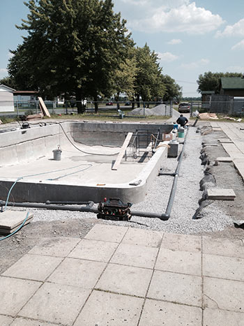 construction piscine Saint-Philippe